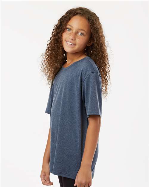 Heather Navy - On Model Side