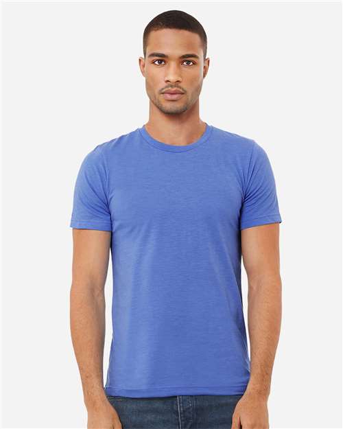 Heather Columbia Blue - On Model Front