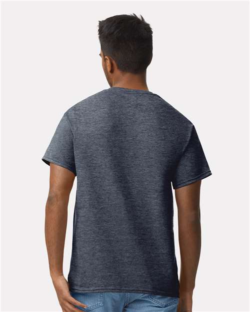 Heather Navy - On Model Back