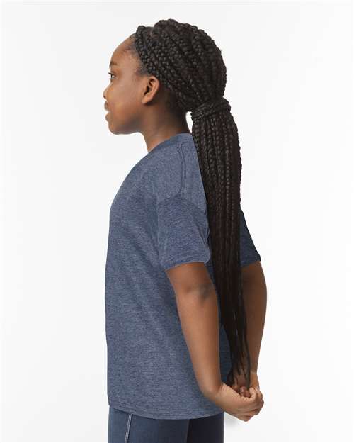 Heather Navy - On Model Side