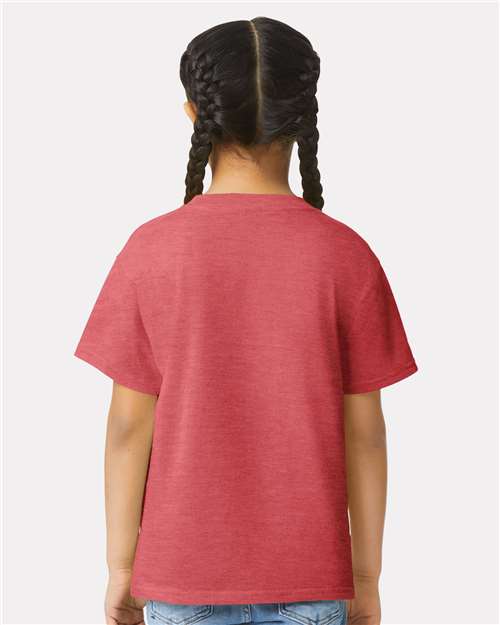 Heather Red - On Model Back
