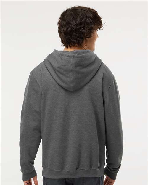 Heather Charcoal - On Model Back