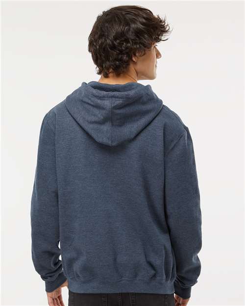 Heather Navy - On Model Back