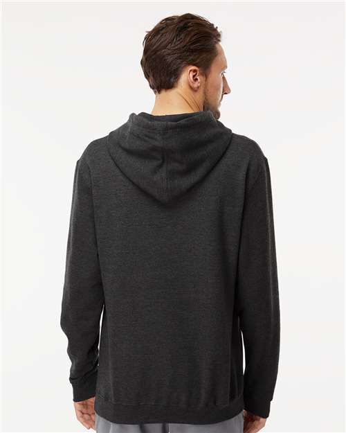 Jet Black Heather - On Model Back