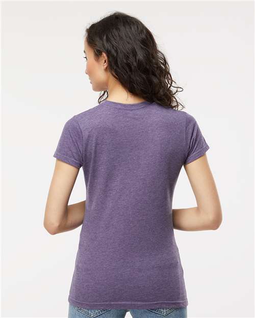 Heather Purple - On Model Back