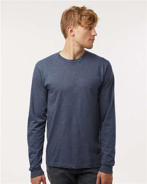 Heather Navy - On Model Front