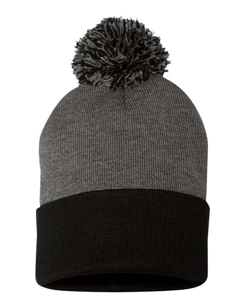Dark Heather Grey/ Black - Back