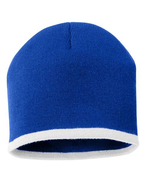 Tuque 8" à bande inférieure contrastante