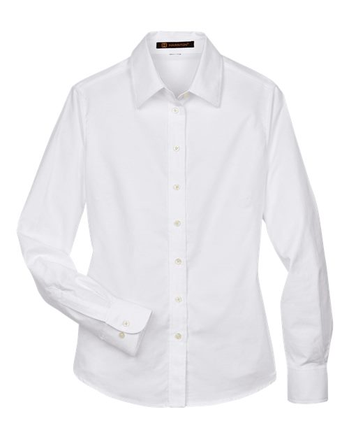 Chemise oxford à manches longues pour femmes
