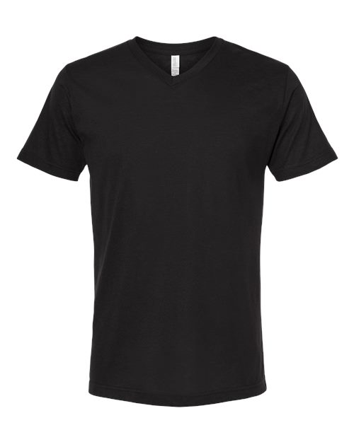 T-shirt Deluxe col en V en mélange de coton 