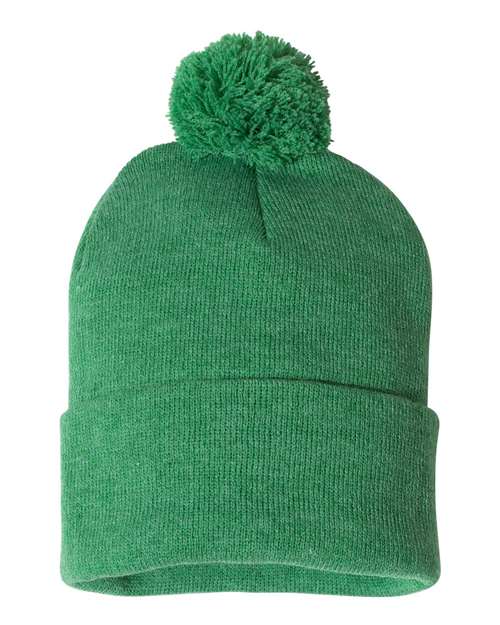 Sportsman Tuque à pompon et revers 12"