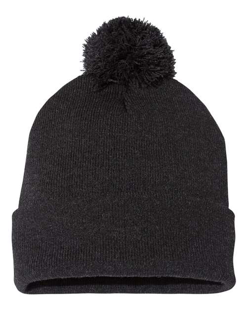 Sportsman Tuque à pompon et revers 12"