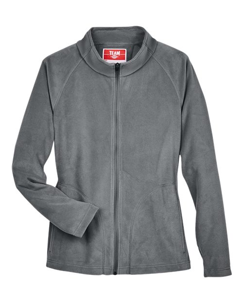 Team 365 Veste en micropolaire à fermeture à glissière complète Campus pour femmes