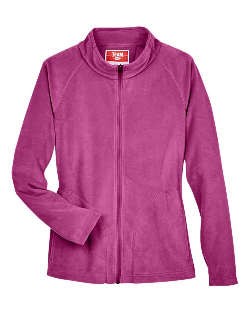 Team 365 Veste en micropolaire à fermeture à glissière complète Campus pour femmes