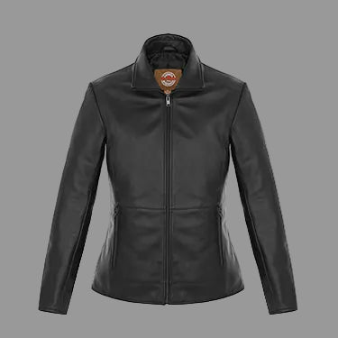 Ladies Lamb Leather Insulated Jacket