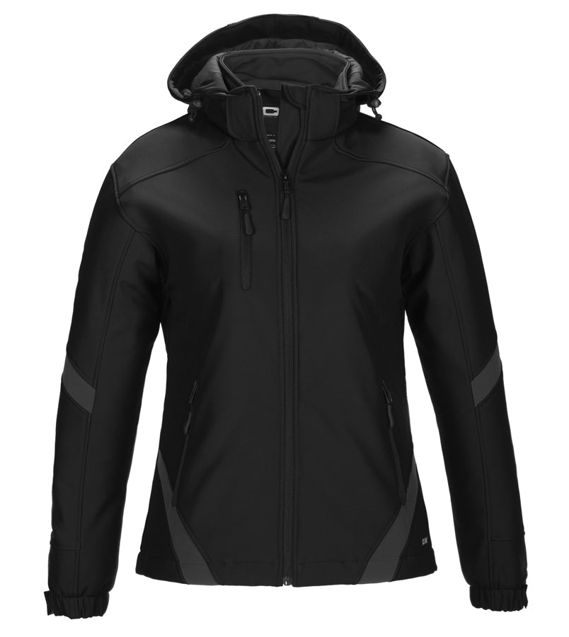 Ladies Colour Contrast Insulated Softshell Jacket