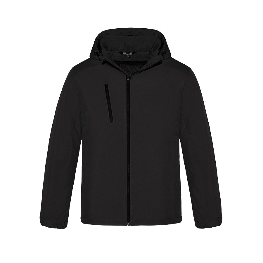 Men's Insulated Jacket with Detachable Hood