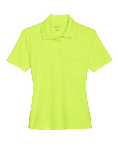 CORE365 Polo piqué avec poche Origin pour femmes