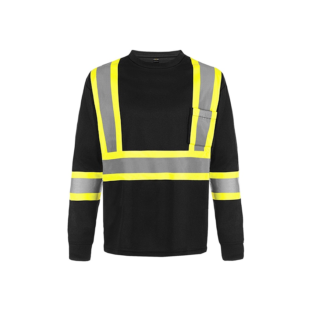 Adult Long Sleeve Hi Vis T-Shirt