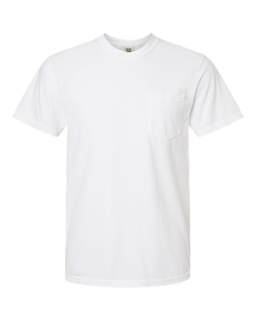 Comfort Colors T-shirt épais à poche teinté en pièce