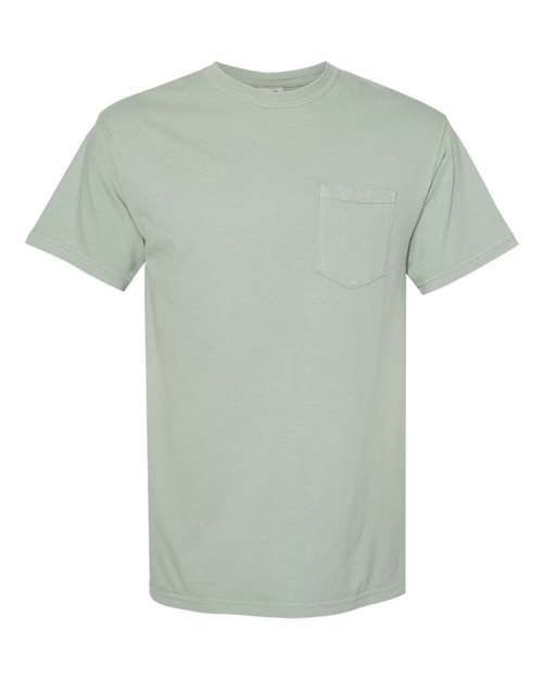 Comfort Colors T-shirt épais à poche teinté en pièce