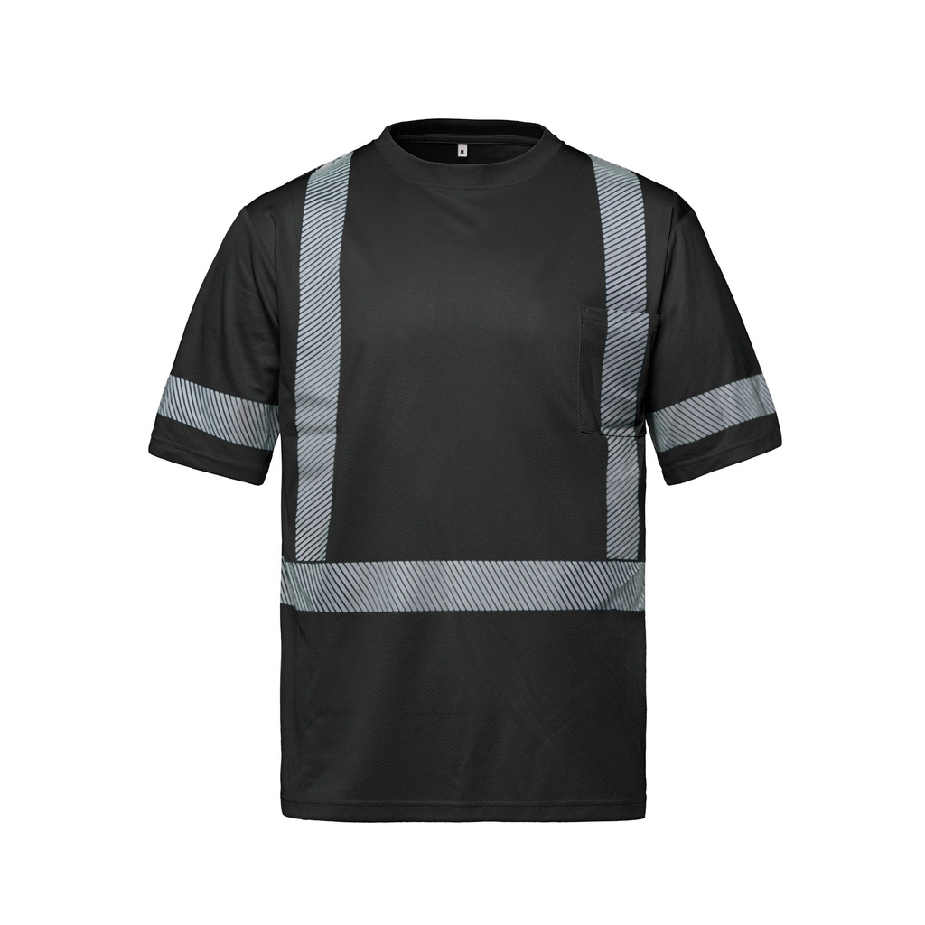 Hi-VIS T-shirt with Segmented Stripes