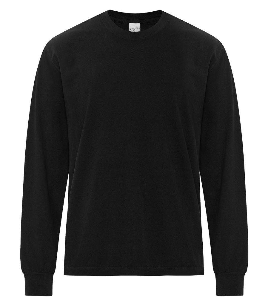ATC AUTHENTIC COLOURSᴹᶜ T-SHIRT ÉPAIS À MANCHES LONGUES TEINT EN PIÈCE
