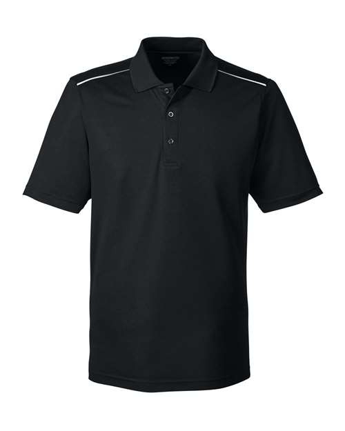Men's Radiant Performance Piqué Polo with Reflective Piping