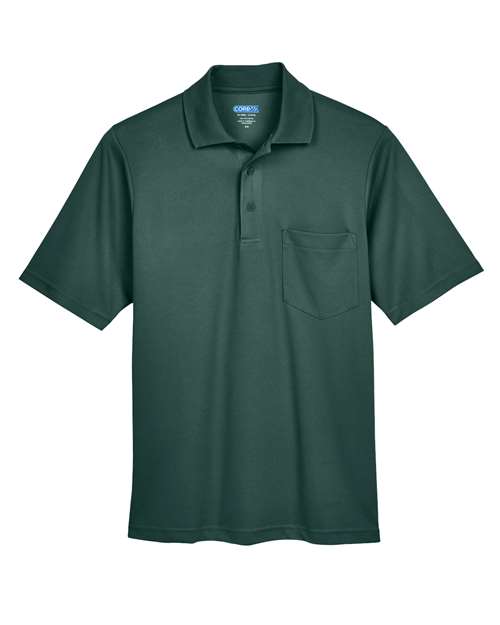 CORE365 Polo piqué avec poche Origin