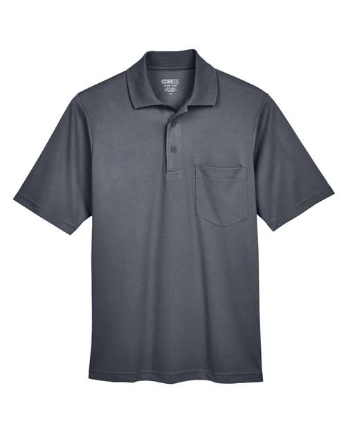 CORE365 Polo piqué avec poche Origin