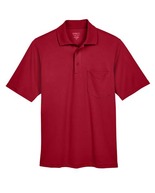 CORE365 Polo piqué avec poche Origin