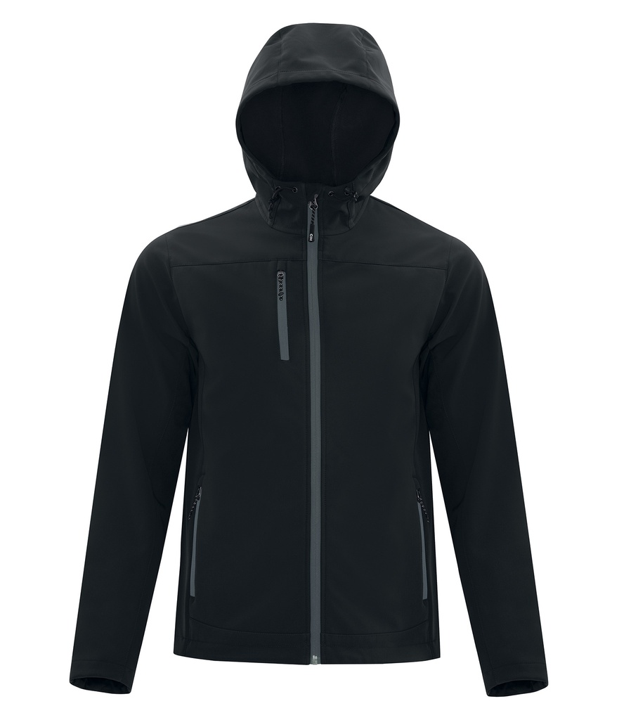 COAL HARBOUR® EVERYDAY HOODED WATER REPELLENT STRETCH SOFT SHELL JACKET