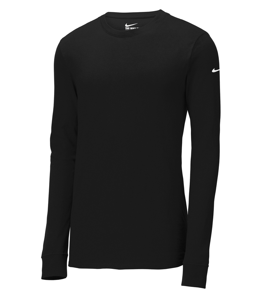 NIKE T-SHIRT Dri-FIT COTTON/POLY À MANCHES LONGUES