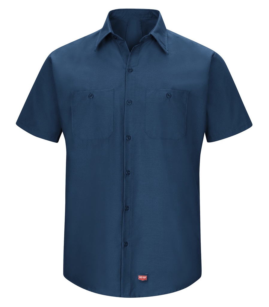 Red Kapᴹᴰ RED KAPᴹᴰ CHEMISE DE TRAVAIL À MANCHES COURTES AVEC MIMIXᴹᶜ