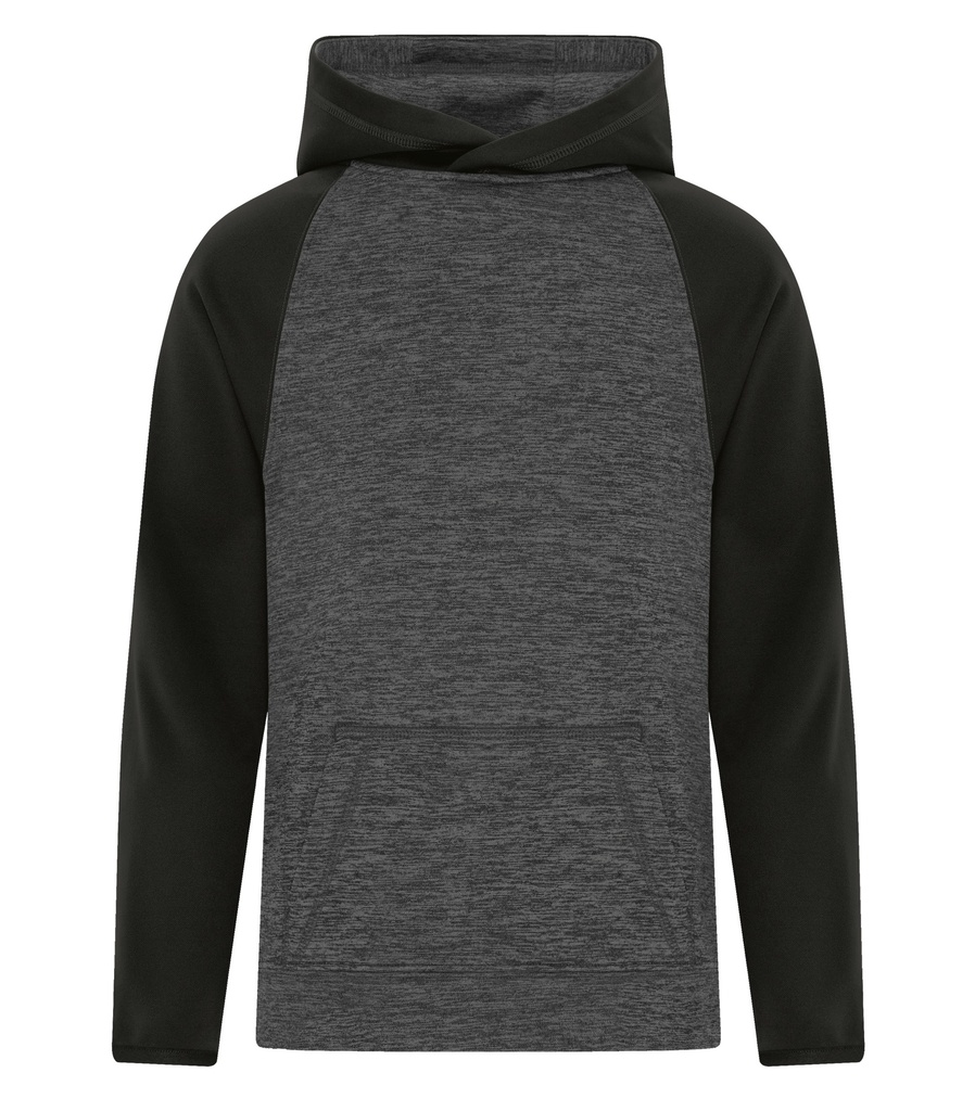 ATC™ DYNAMIC HEATHER FLEECE TWO TONE YOUTH HOODIE