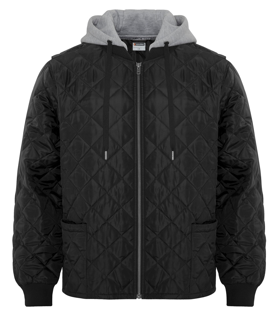 ATC WeRKᴹᶜ MANTEAU FREEZER MATELASSÉ À CAPUCHON