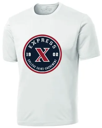 T-shirt performance en polyester avec logo imprimé