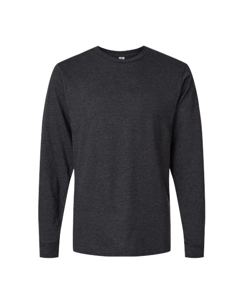 [U4501] M&O Tee-shirt unisexe à manches longues en jersey fin