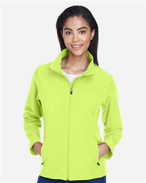 [UTT80W] Team 365 Women's Leader Soft Shell Jacket