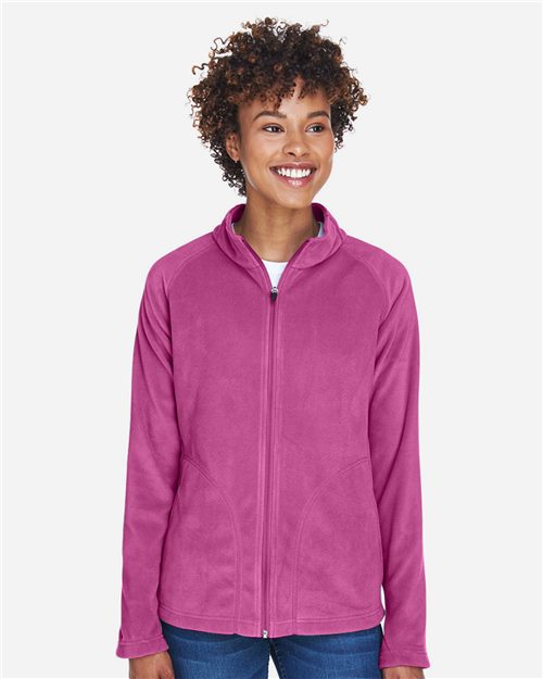 Team 365 Veste en micropolaire à fermeture à glissière complète Campus pour femmes