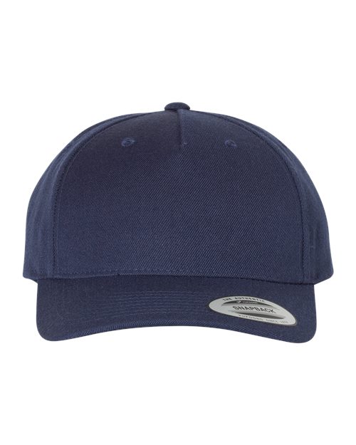 YP Classics Casquette Premium à cinq panneaux et visière courbée