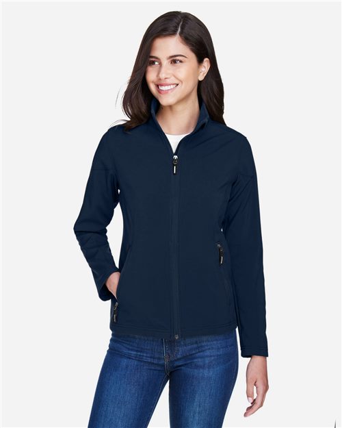 [U78184] CORE365 Women's Cruise Two-Layer Fleece Bonded Soft Shell Jacket