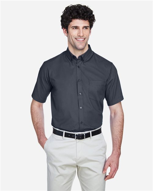Chemise en sergé à manches courtes Optimum
