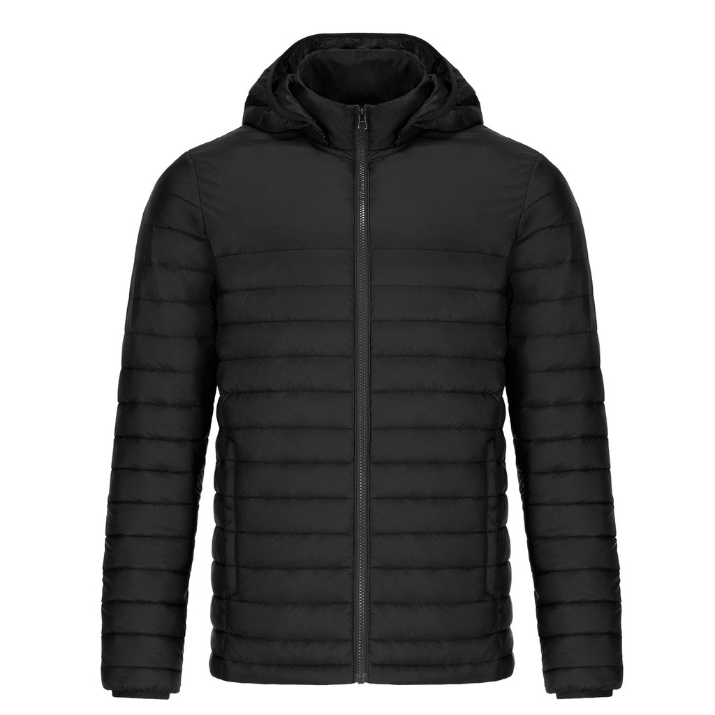 Men's Lightweight Puffy Jacket with detachable hood