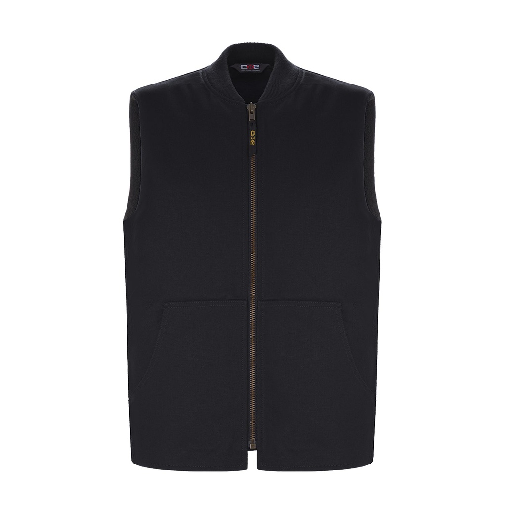 Adult Cotton Canvas Vest w/ Sherpa Lining