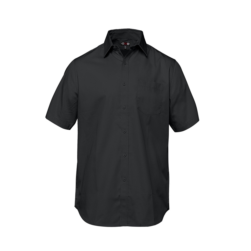 Poly Cotton Twill Short Sleeve Easy-Care Shirt